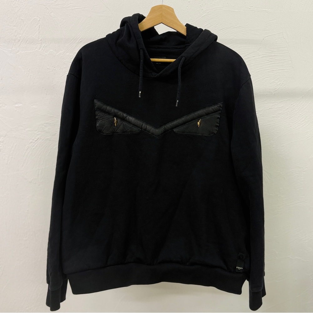 Fendi Black FF Logo Hoodie